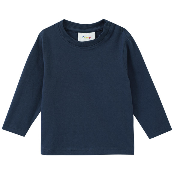 3 Baby Langarmshirts im Basic-Look