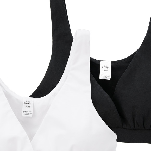 2 Damen Still-Bustiers in unifarben