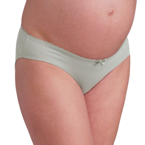 2 Damen Umstands-Slips mit Bio-Baumwolle