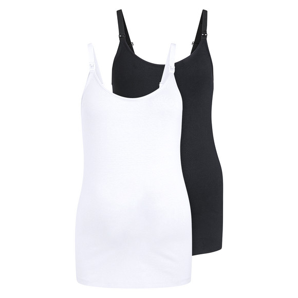 2 Damen Still-Unterhemden 