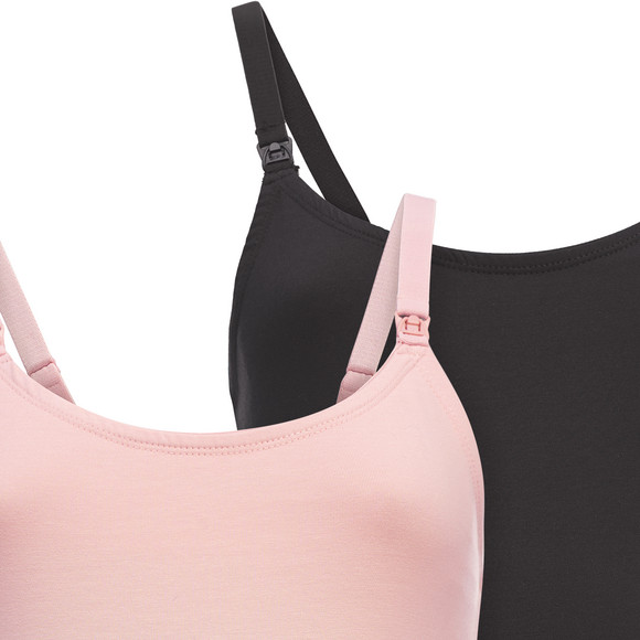 2 Damen Still-Unterhemden 