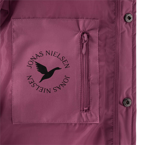 Gewatteerd kinderjack in effen kleuren