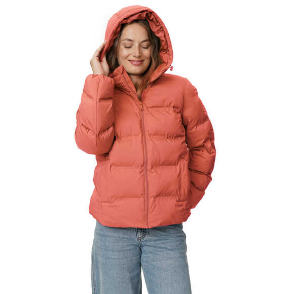 Gewatteerd damesjack in effen kleur
