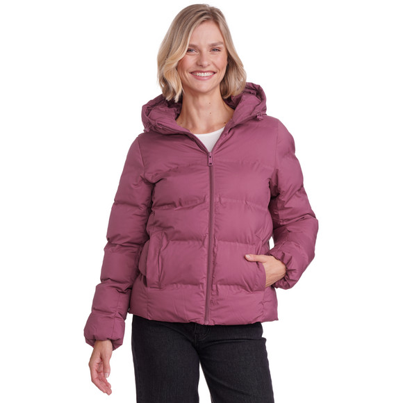 Dames pufferjas in effen kleur