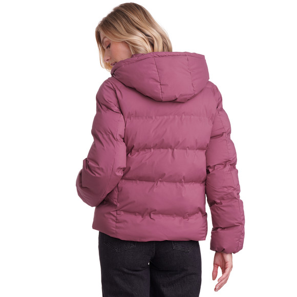 Dames pufferjas in effen kleur