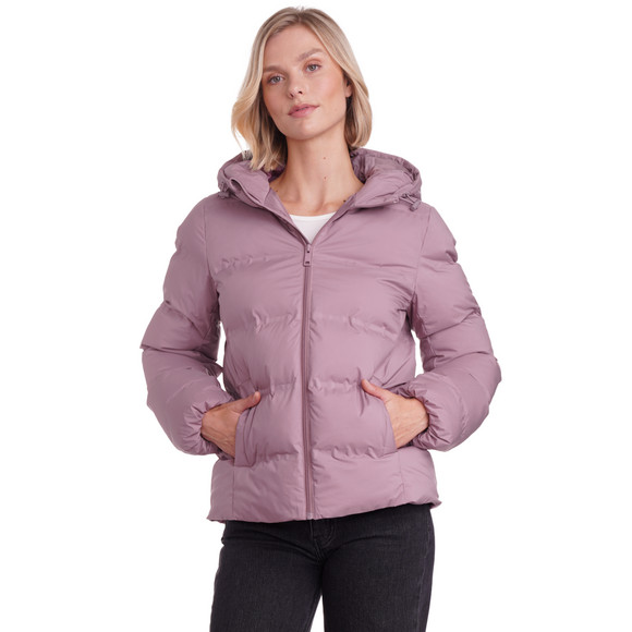 Pufferjas voor dames in effen kleur