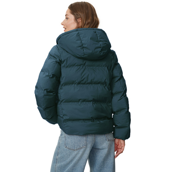 Dames pufferjas in effen kleur