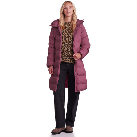 Dames puffermantel met capuchon