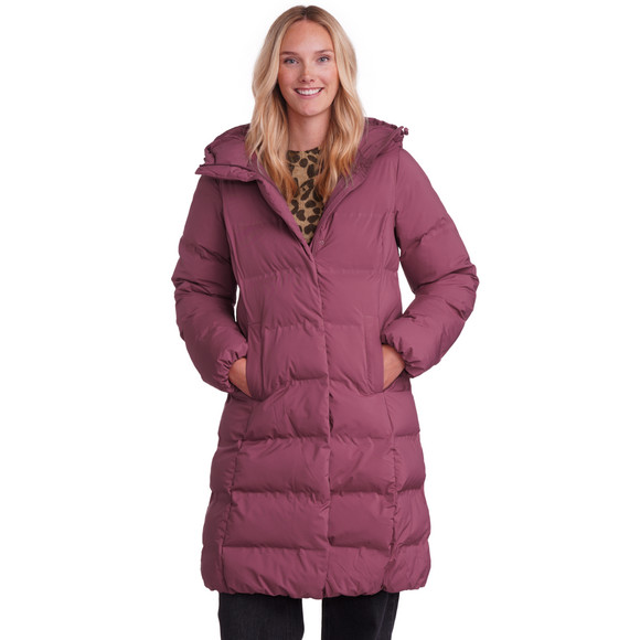 Dames puffermantel met capuchon