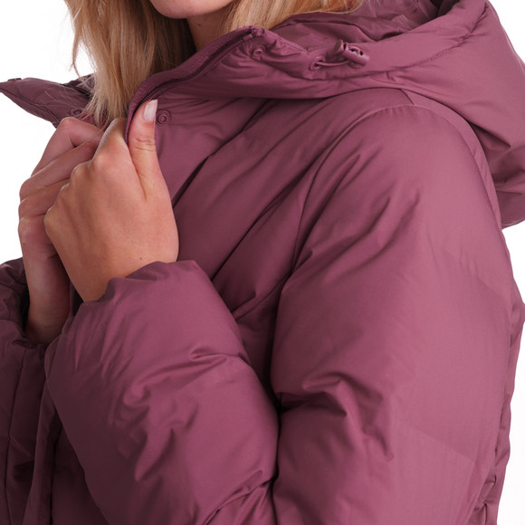 Dames puffermantel met capuchon