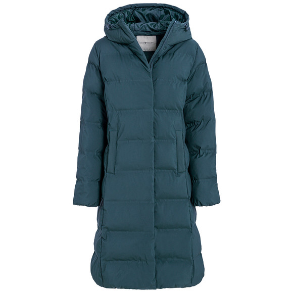 Dames puffermantel met capuchon