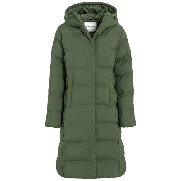 Dames puffermantel met capuchon
