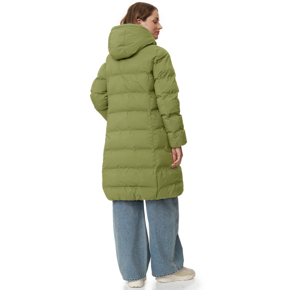 Dames puffermantel met capuchon