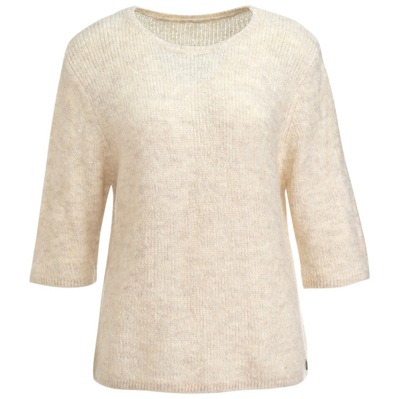 Gebreide damestrui met wijde mouwen