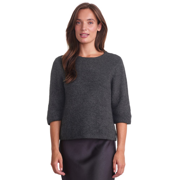 Gebreide damestrui met wijde mouwen