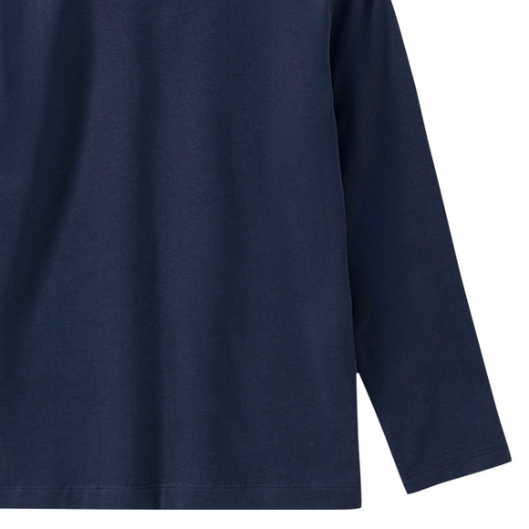 3 Kinder Langarmshirts im Basic-Look