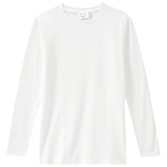 3 Kinder Langarmshirts im Basic-Look