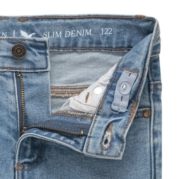 Jungen Slim-Jeans mit verstellbarem Bund