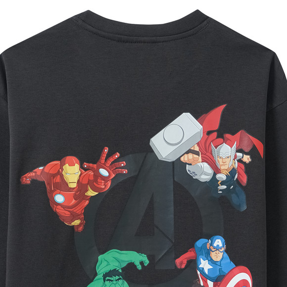 MARVEL Langarmshirt mit Bio-Baumwolle