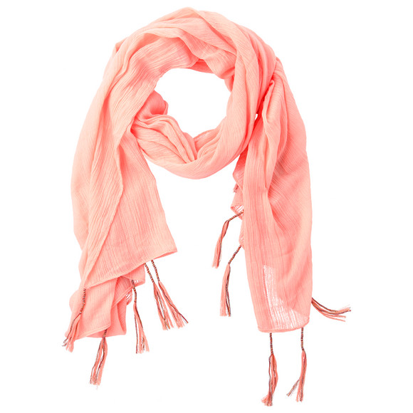 Damen Tuch mit bunten Tasseln