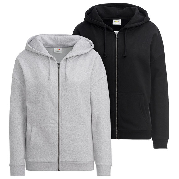 2 Damen Sweatjacken im Set