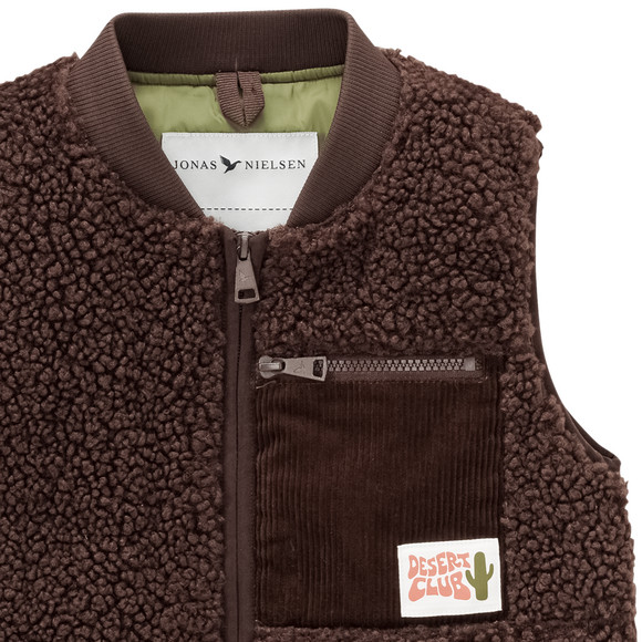 Jongens teddy vest van pluche