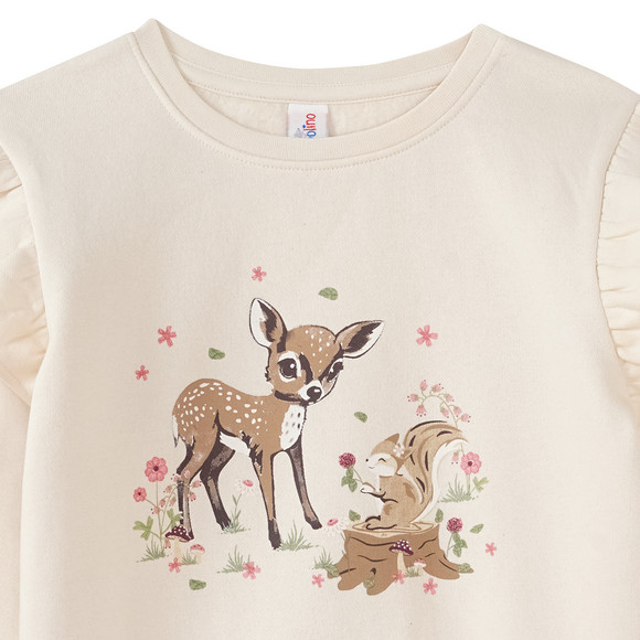 Sweater met print voor meisjes