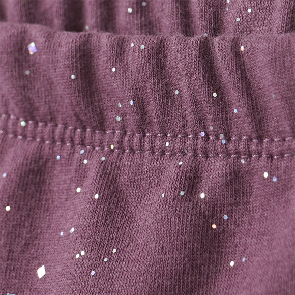 Meisjes leggings met glitterprint
