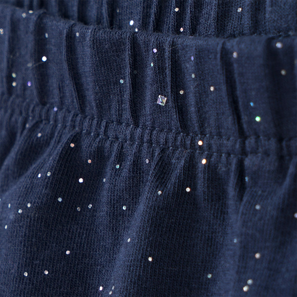 Meisjes leggings met glitterprint