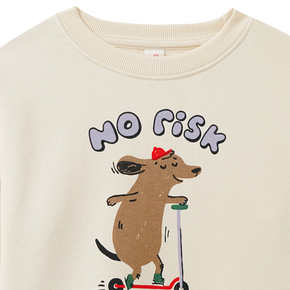 Kindersweatshirt met dierenprint