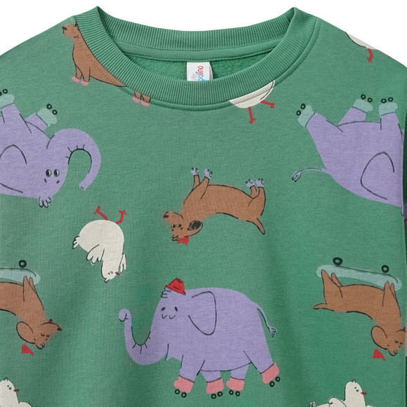 Kindersweatshirt met dierenprint