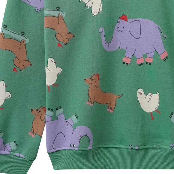 Kindersweatshirt met dierenprint