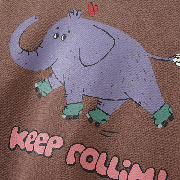 Kindersweatshirt met dierenprint