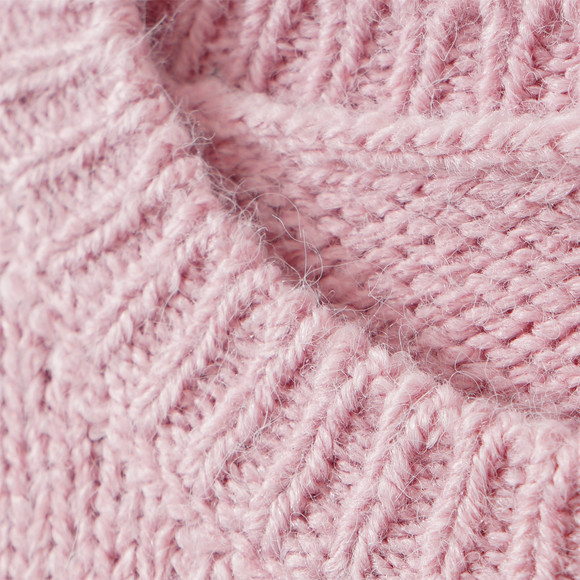 Gebreide trui met borduursel voor meisjes