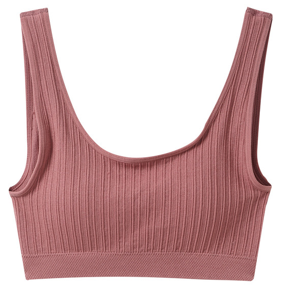 2 Mädchen Seamless-Bustiers in Unifarben