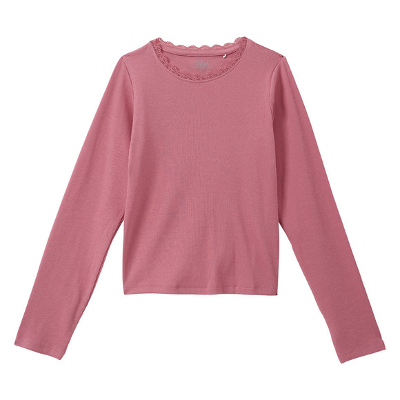 Meisjes pyjama met kant