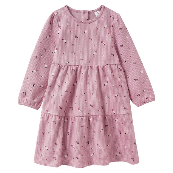 Mädchen Kleid mit Blümchen-Print