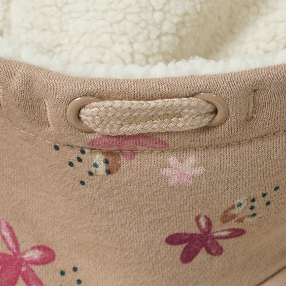 Mädchen Sweatkleid mit Allover-Muster
