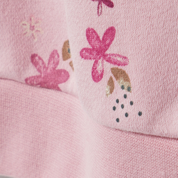 Mädchen Sweatkleid mit Allover-Muster