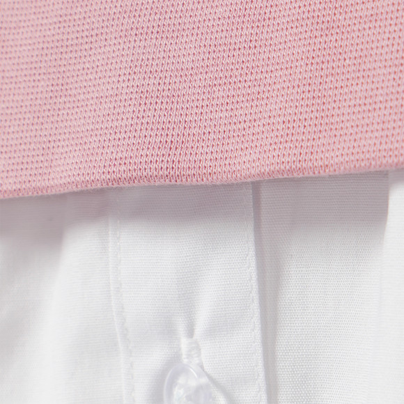 Meisjes sweatshirt in een gelaagde look