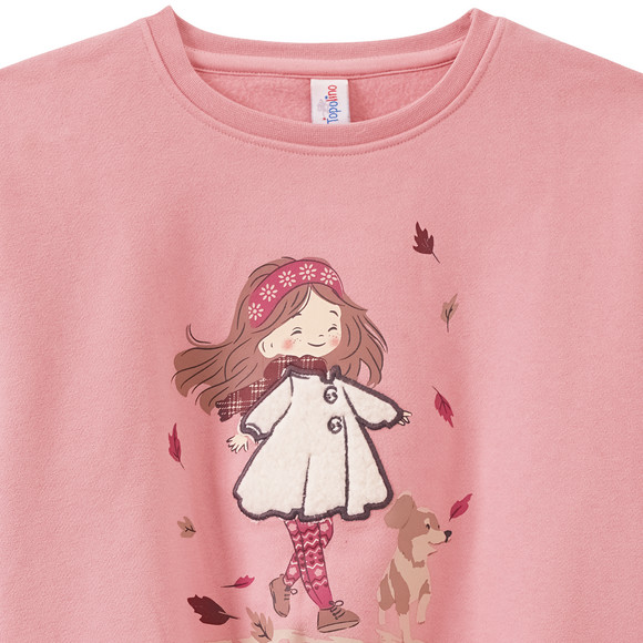 Mädchen Sweatshirt mit Applikation
