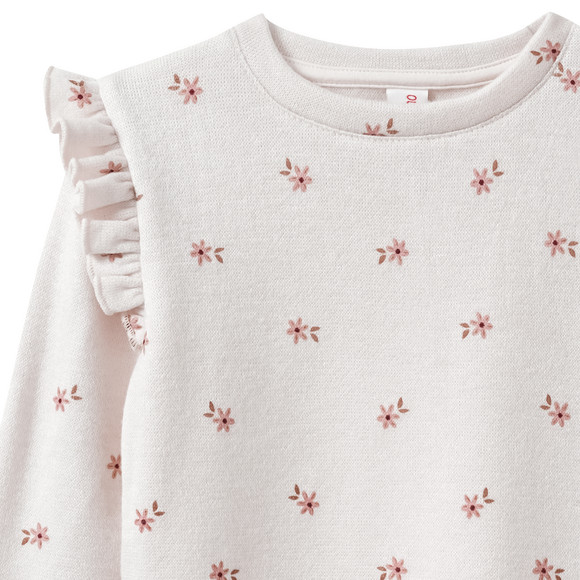 Sweatshirt met ruches voor meisjes