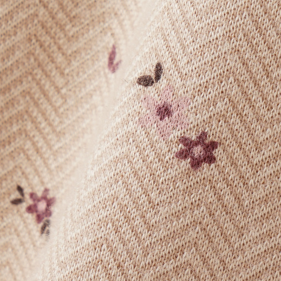 Mädchen Langarmshirt mit Blümchen-Print