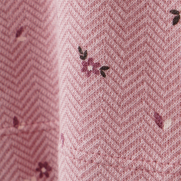 Mädchen Langarmshirt mit Blümchen-Print