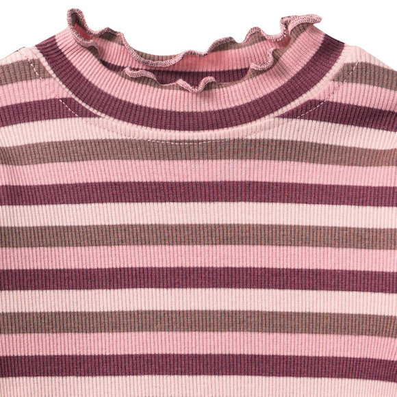 Mädchen Langarmshirt im Streifen-Look