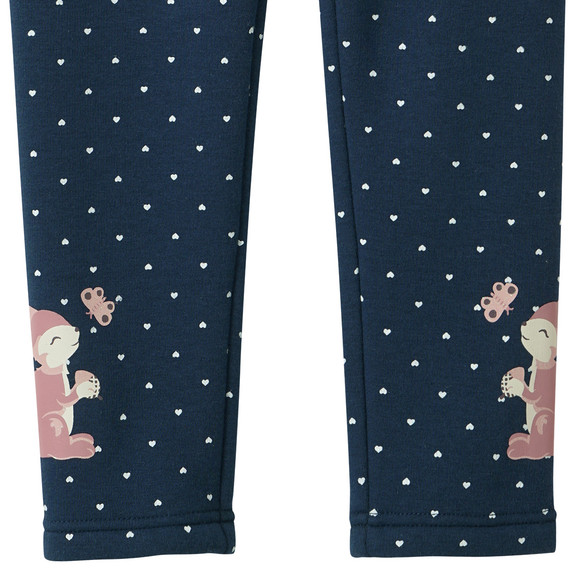 Meisjes Leggings met hartjes