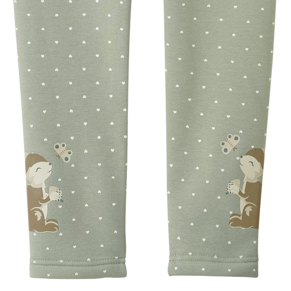 Meisjes Leggings met hartjes