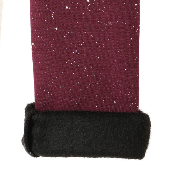 Meisjes leggings met folieprint