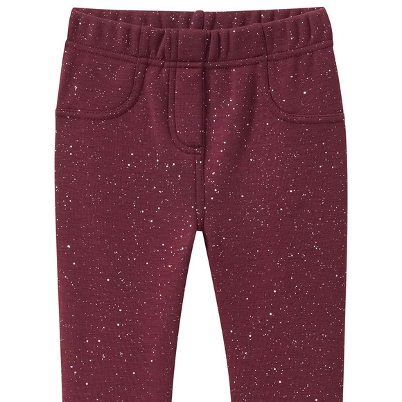 Meisjes leggings met folieprint