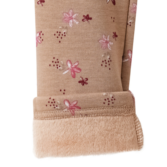 Meisjes leggings met bloemen all-over